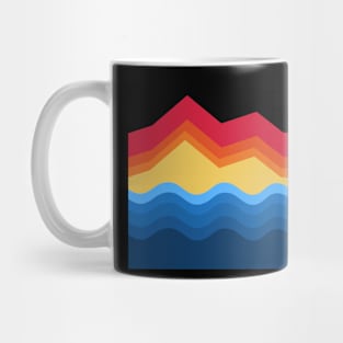 Waves and mountain Mug